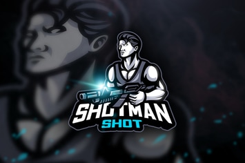 Shotman Shot - Mascot & Esport Logo