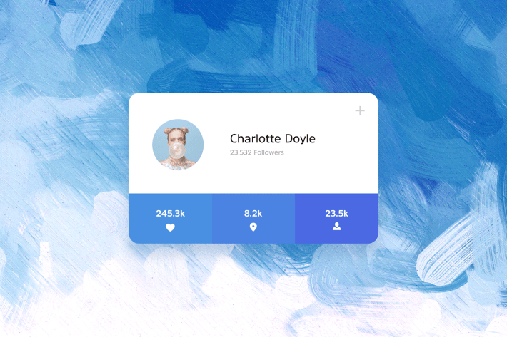 Profile Follow Widget