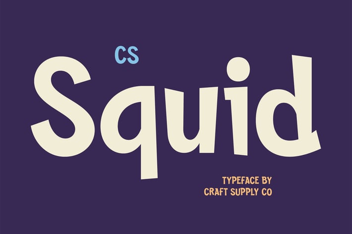 Squid – Cute Font