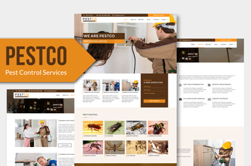 Pestco - Pest Control Services Muse Templates