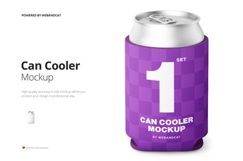 Can Cooler Mockup