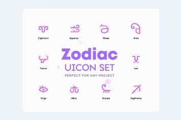 UICON Zodiac Stars Icons