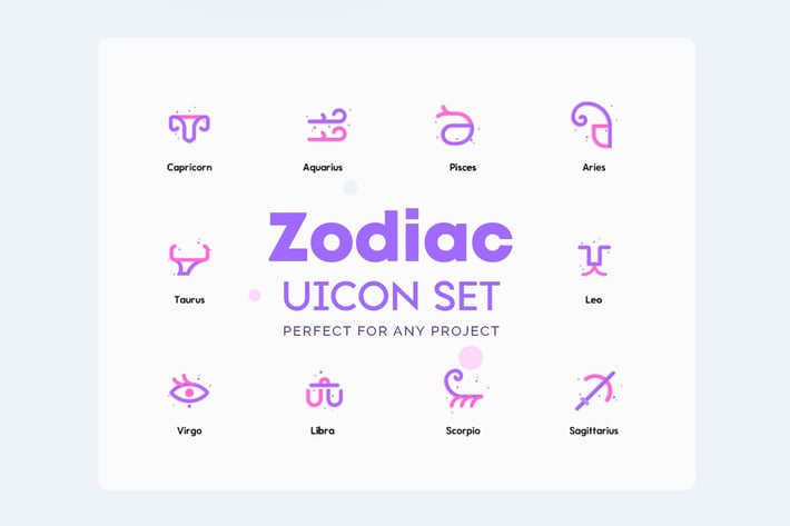 UICON Zodiac Stars Icons