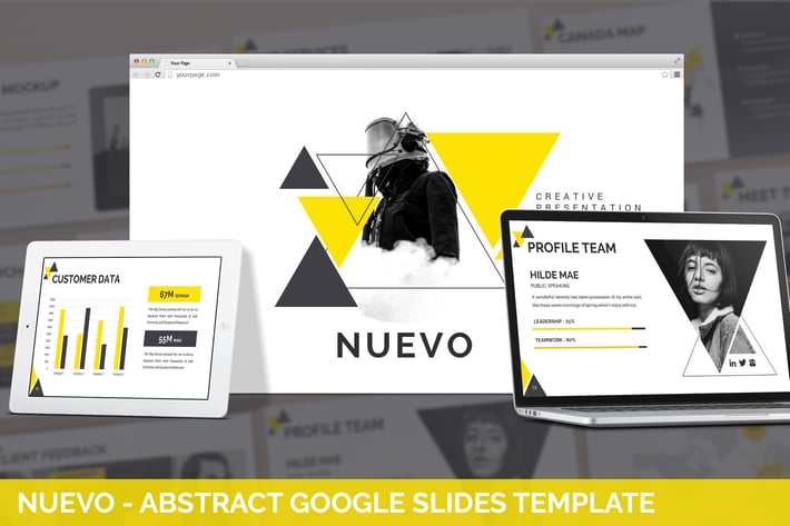 Nuevo - Abstract Google Slides Template