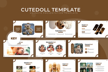 Cute Doll - Keynote Template