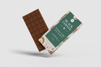 Chocolate Packaging Box Mockup Vol 1.1
