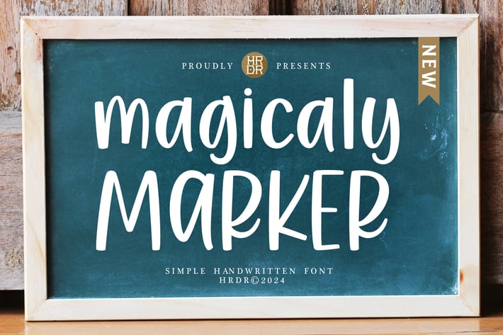 Magicaly Marker -  Simple Handwritten Font