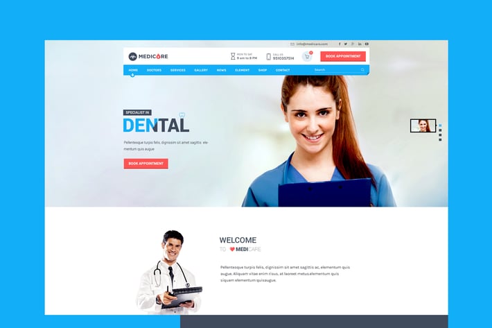 Medicare - Medical & Health HTML Template 