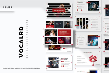 Vocalrd - Google Slides Template