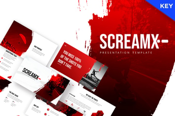 ScreamX - Brush Keynote Template