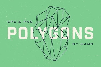Hand Illustrated Geometric Polygons