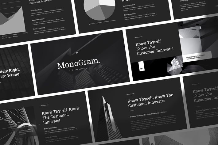 Monogram - Simple Elegant Powerpoint Template