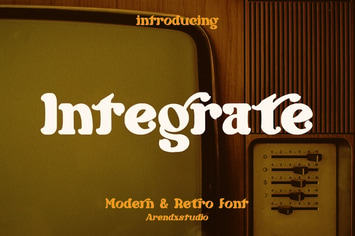 Integrate - Modern & Retro Font