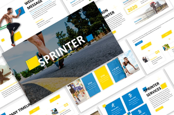 Sprinter - Sports Template Prensentation