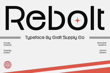 Rebolt – Futuristic Font