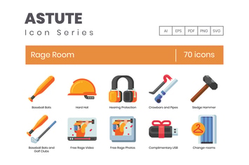 70 Rage Room Icons