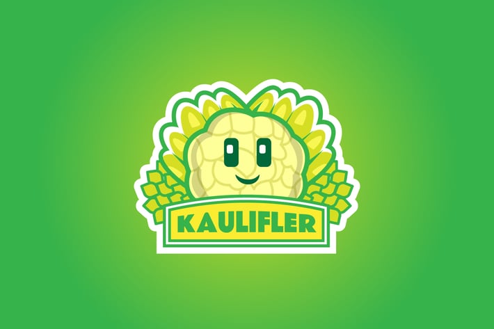 cauliflower - Mascot Logo