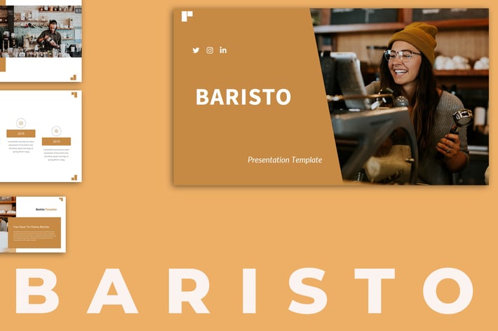 Baristo – Coffeshop Business Keynote Template