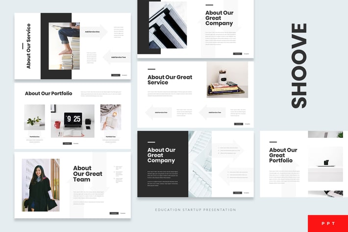 Shoove - Education Startup Powerpoint Template