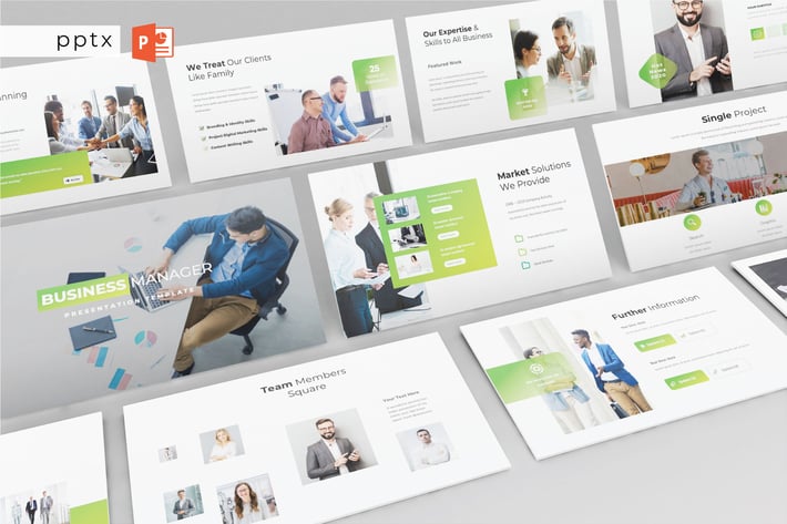 BUSINESS MANAGER - Powerpoint V610