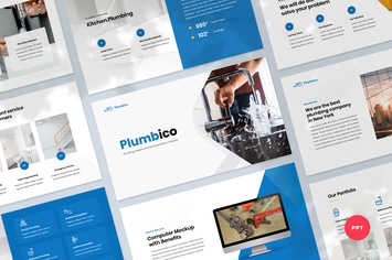 Plumbing & Repair Services PowerPoint Template