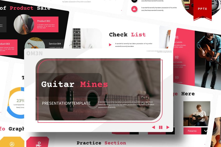 Guitar Mines | Powerpoint Template