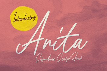 Anita - Script Font