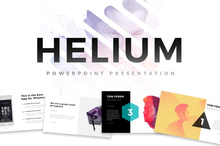 Helium Minimal Powerpoint Template