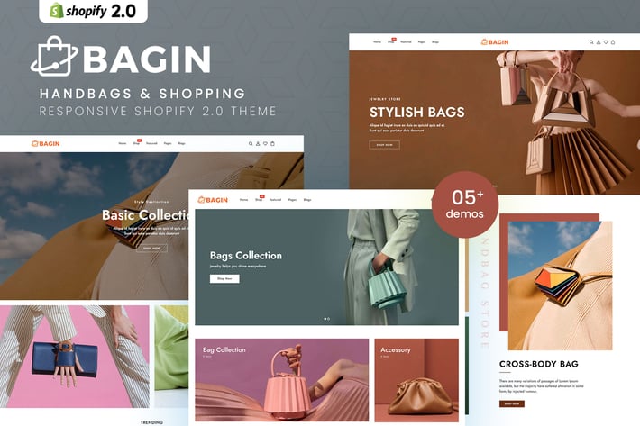 Bagin - Handbags & Shopping Shopify 2.0 Theme