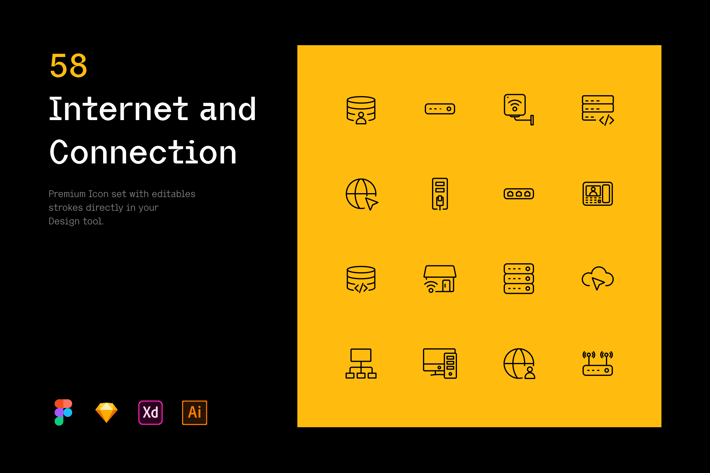 Internet and Connection - Iconuioo