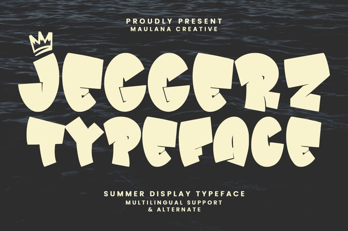 Jeggerz Summer Display Typeface