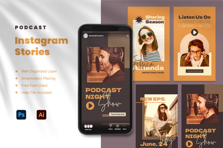 Podcast Instagram Stories