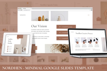 Nordhen - Minimal Google Slides Template