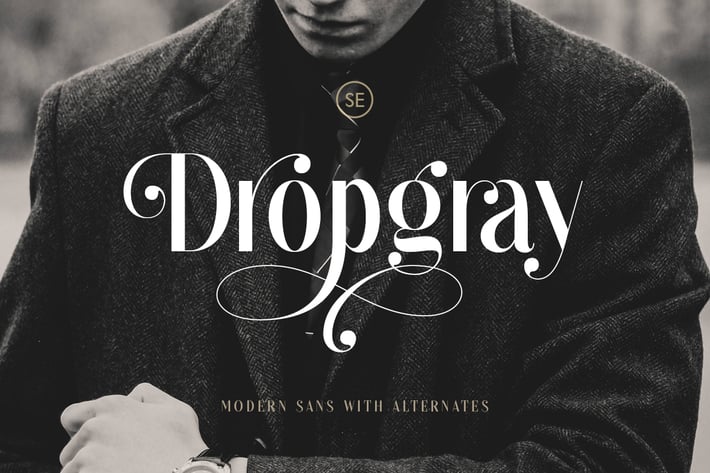Dropgray - A Stylish Sans