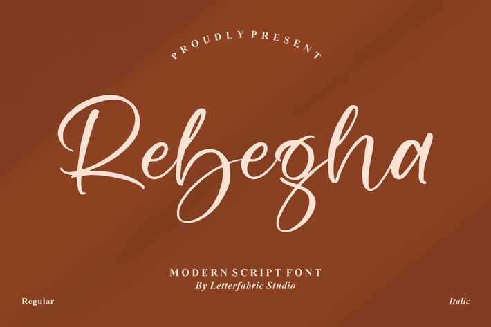 Rebegha Modern Script Font