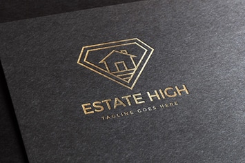 Estate High Logo Template