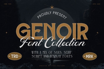 Genoir - Vintage Font Pack