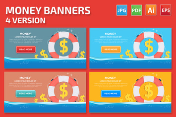 Money Banners Design