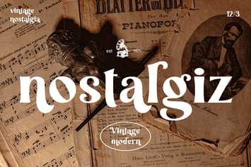 Vintage Modern Font