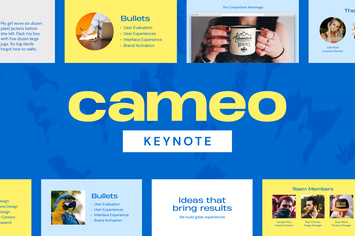 Cameo — Keynote Presentation Template