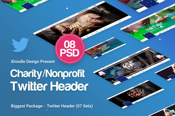 Charity / Nonprofit / Fundraising Twitter Headers