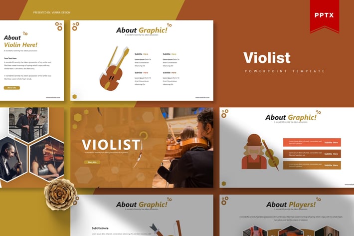 Violist | Powerpoint Template