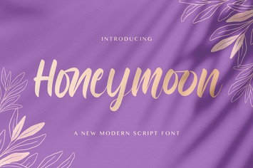 Honeymoon - Handwritten Font