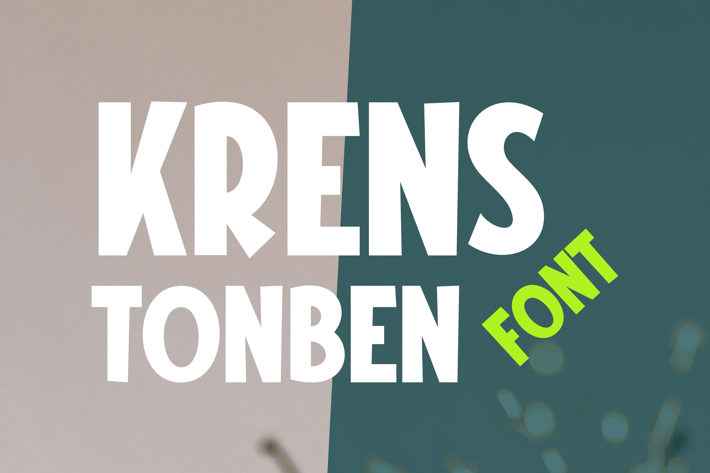 Krens Tonben Font