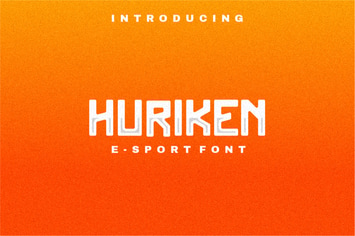 Huriken E-Sport Font