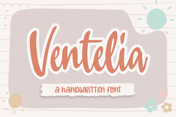 Ventelia a Handwritten Font