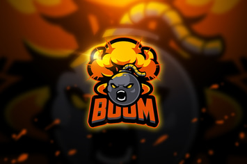 Boom  - Mascot & Esport Logo