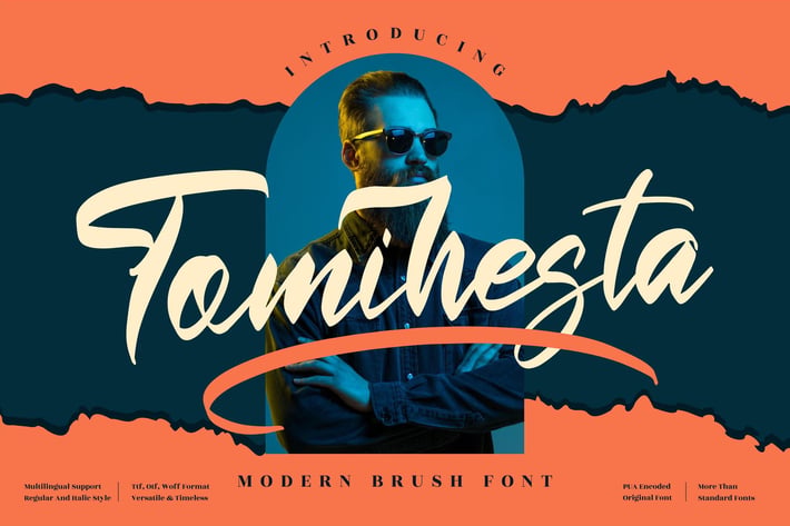 Tomihesta Brush Script Font
