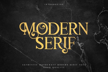 Modern Serif - Elegant Serif Font