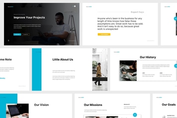 Improvement Pitch Deck Powerpoint Template